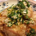 ゆきみんどの's cooksnap of when they made サクサク鶏のから揚げ＊ねぎソース.