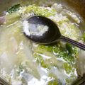 羊めぇめぇ's cooksnap of when they made レタスのたまごスープ.