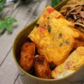 bobitin's cooksnap of when they made 簡単☆お弁当に蟹玉風味の玉子焼き.