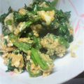 のじまさん's cooksnap of when they made 春菊とたまご.