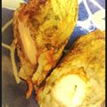 kemi★'s cooksnap of when they made チーズイン竹輪ポテト.