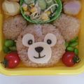 レオン＆ラオ＆あんず's cooksnap of when they made ダッフィ弁当♪（キャラ弁）.