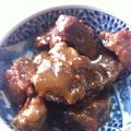 かぁちゃん♪'s cooksnap of when they made とろける煮汁☆牛肉のにんにく味噌煮込み.