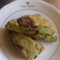 ユノ★メティス's cooksnap of when they made 簡単ホワイトチョコと抹茶のスコーン.