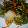 ウリ子's cooksnap of when they made 鱈のムニエル彩り野菜ソース添え♪.