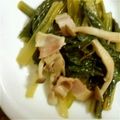 まゆぱん☆'s cooksnap of when they made 小松菜とベーコンの醤油バター炒め.