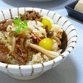 mako♡ばぁ's cooksnap of when they made 牛肉しぐれ煮de秋の味覚の炊き込みご飯.