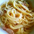 ちよちよ13's cooksnap of when they made ＊＊簡単カルボナーラ＊＊.