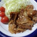 あやたく㌧'s cooksnap of when they made しょうが焼き（玉ねぎ入り）.