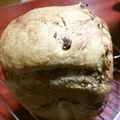 yaosaku's cooksnap of when they made 胡桃とレーズンの全粒粉パン.