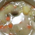 ひいにゃ。's cooksnap of when they made きのことじゃが芋の豆乳スープ.