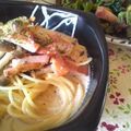 ずっちー☆'s cooksnap of when they made 簡単！　秋のヘルシーきのこクリームパスタ.