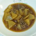 レッパン's cooksnap of when they made 挽き肉と大根の、とろーり煮.