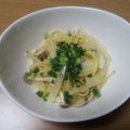 もこもこ丼's cooksnap of when they made 長ねぎとしめじの和風パスタ.