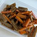 わかポン☆'s cooksnap of when they made お弁当にも。お惣菜屋さんの柔らか金平牛蒡.