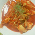 かオリ's cooksnap of when they made 鶏肉ときのこのトマト煮込み♪.