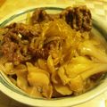 maximac's cooksnap of when they made 牛丼.
