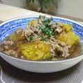 ふんか's cooksnap of when they made かぼちゃのそぼろあんかけ.