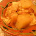 machinco's cooksnap of when they made おでんの残り大根！よみがえれ『大根とキムチの豚バラ煮』.
