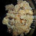 ずっちゃり's cooksnap of when they made キムチと源たれの炊き込みご飯.