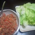 すーやん☆'s cooksnap of when they made 神戸中華街でハマッったひき肉のレタス包み.