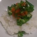 moncyan03's cooksnap of when they made 超簡単!!オクラたらこご飯♪.