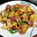 イハナ's cooksnap of when they made 鶏肉と野菜のコロコロ甘酢炒め.