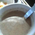 yucco0202's cooksnap of when they made 朝の元気のもと♪ゴマきな粉カフェオレ.