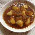 komutatata's cooksnap of when they made 揚げ出し里芋の梅おろし煮.