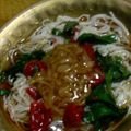 単！！'s cooksnap of when they made 大葉と梅干しとなめ茸でさっぱりそうめん.