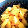 egli's cooksnap of when they made リンゴのコンフィチュール　バナナ入りで　.