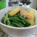 ぽっぽぺぺ's cooksnap of when they made 鶏肉とじゃが芋のハチミツ味噌煮.