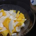 ＊まいこーさん＊'s cooksnap of when they made かぶと柿の甘酢和え.