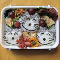 hirotofumi's cooksnap of when they made １１ぴきのねこ　簡単キャラ弁.