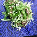 rem★'s cooksnap of when they made さんま缶と水菜の白だしラー油胡麻和え.