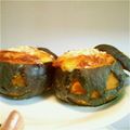 みちゃあ's cooksnap of when they made ハロウィンにピッタリ!!かぼちゃグラタン.