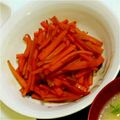 smilemiyo's cooksnap of when they made 人参とセロリのきんぴら.