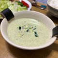 ゆいランラン's cooksnap of when they made ＊ズッキーニの冷たいスープ＊.