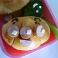 しろくまりん's cooksnap of when they made アンパンマンのロールパンサンド☆.
