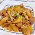 ルパンのかあさん☆彡's cooksnap of when they made めちゃウマ♪大根と牛肉の炒め煮.