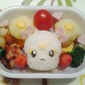 aya☆rin's cooksnap of when they made キャラ弁＊スマイルプリキュア　キャンディ.