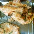 isaiah's cooksnap of when they made 生鮭のハーブオイル漬け.