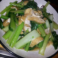 さたゃん110's cooksnap of when they made 小松菜と油あげの炒め煮.