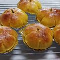 まりあんmama's cooksnap of when they made ハロウィンな かぼちゃパン☆.