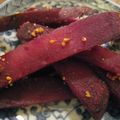 のものもこ's cooksnap of when they made 材料これだけ（笑）さつまいもきんぴら.