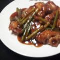 ひろぱんママ's cooksnap of when they made 鶏肉とにんにくの芽の甘辛絡め♪.
