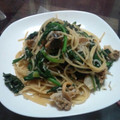 ｻﾘｰﾏﾏ's cooksnap of when they made ホタテと水菜の和風パスタ.