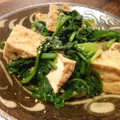 naponatu's cooksnap of when they made 小松菜と厚揚げの☆すり胡麻たっぷり和え♪.