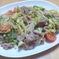 ゆっぽんmama's cooksnap of when they made ◎超簡単♪黄ニラと豚肉の中華炒め.