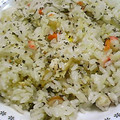 mitimiya's cooksnap of when they made コンソメで簡単！鶏ごぼうの炊き込みピラフ.